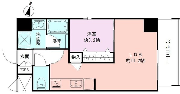 BUENA東幸町の物件間取画像